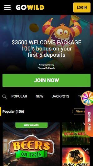 go wild casino|go wild login.